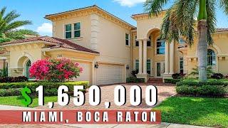 Tour a $1,650,000 MIAMI LUXURY HOUSE   Florida Stunning 7 Bedroom Estate Home for Sale