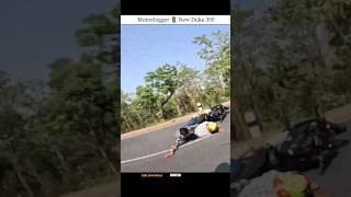 What happened Duke 390 behind the truck #duke390#motovlog#rider#superbike