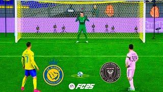 AL NASSR VS INTER MIAMI FC 25 PENALTY SHOOTOUT RONALDO VS MESSI