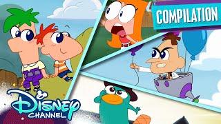 Every Phineas and Ferb Chibi Tiny Tales  | Phineas and Ferb | Compilation | @disneychannel