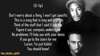 A Tribe Called Quest - Luck of Lucien (Lyrics)