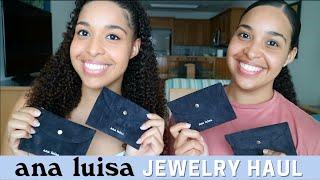 ANA LUISA JEWELRY HAUL! Sustainable + Trendy Jewelry