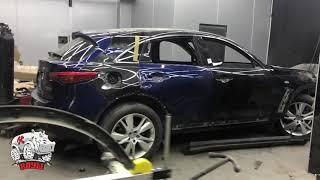 Кузовной ремонт Infiniti QX70 в Покрасочном центре КОУШ.