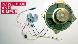 How to Make Simple But Powerful Audio Amplifier Using One Transistor [DIY]