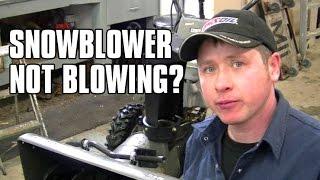 HOW-TO Quickly Diagnose A Snowblower That Won't Blow Snow!