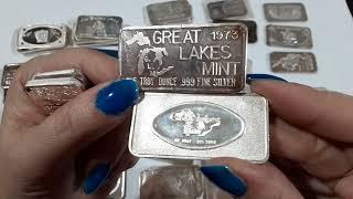 Vintage Silver Art Bars!