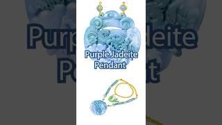Purple jadeite pendant sesamegallery999.com #art #pendant #jadeite #jewelry #handmade #trending