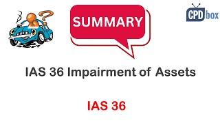 IAS 36 Impairment of Assets - applies in 2024