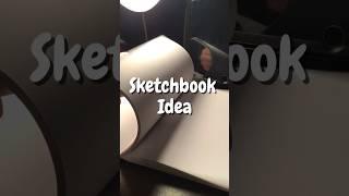 EASY interactive sketchbook idea!! #art #shorts #drawing #sketchbook #sketchbookideas #artist