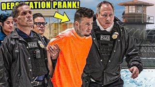 Deporting My Friend Out of the U.S. PRANK Using Fake ICE AGENTS! (Gone Too Far?)