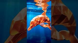 Sea Creatures + Gems (Shark, Dolphin, Octopus, Orca) #viralshorts #sealife #Ai #cuteanimals #gems