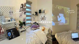 SMALL ROOM MAKEOVER 𐙚˙ᡣ𐭩 Room Tour, Desk Tour, Minimal Changes, Clean With Me