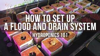 How to Set Up a Basic Flood and Drain (Ebb & Flow) Table for Hydroponics