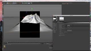 Cinema 4D - How to texture material correctly using Terrain Mask deformer