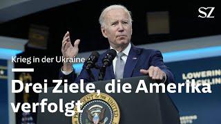 Krieg in der Ukraine: Drei Ziele, die Amerika verfolgt