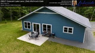 Webster, Wisconsin Lake Home for Sale | 28617 Crescent Lake Lane | Deb Hitchcock-Gale