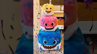 sing & clean up with the baby shark toys!  | Toymation #shorts