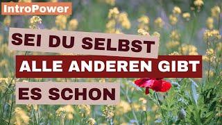 IntroPower - sei du selbst, alle anderen gibt es schon #sichtbarkeitfürintrovertierte #introversion