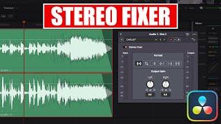DaVinci Resolve Stereo Fixer [ Stereo to Mono, Left Only - Right Only Audio ] Tutorial