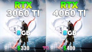 RTX 3060 Ti vs RTX 4060 Ti - Test in New Games 2024