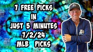 MLB Best Bets for Today Picks & Predictions Tuesday 7/2/24 | 7 Picks in 5 Minutes