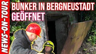 Historischer Fund  Bunker Bergneustadt (Anno 1943) freigelegt. Bierstollen / Luftschutzbunker