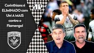 "NÃO DÁ! OLHA O NÍVEL desse Corinthians, cara! É TIME DE SÉRIE B! E o Flamengo..." DEBATE PEGA FOGO!