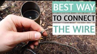 HOW TO WIRE LOW VOLTAGE LANDSCAPE LIGHTING - outdoor landscape lighting connectors