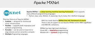 CLF-C02 — Apache MxNet