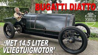 'THE LOST BUGATTI', RIJDEN MET EEN VLIEGTUIGMOTOR VAN 14,5-LITER!!