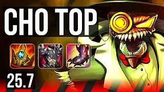 CHO'GATH vs DARIUS (TOP) | 12/2/15, Legendary | EUW Master | 25.7