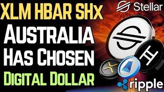 XLM/HBAR: Australian CBDC News (XRP is OUT)