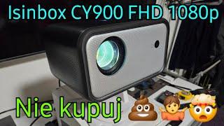 Test taniego projektora Led Lcd Isinbox CY900 FHD 1080p Android 9