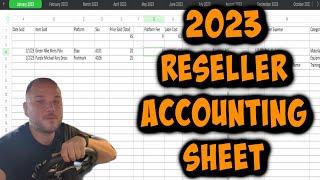 Ebay & Reselling Accounting Spreadsheet 2023 FREE DOWNLOAD