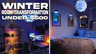 How I Created My DREAM Winter Room in Just 24 Hours! | Easy & Affordable Makeover Pt. 1