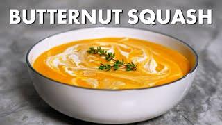 Best Butternut Squash Soup With Coconut Milk!