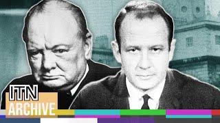The Moment Winston Churchill's Death Was Announced | Rare Live TV News Bulletin (1965)
