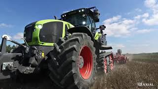 CLAAS AXION 960 TT & HORSCH Tiger 4 MT