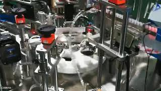 Automatic rotary 5ml tube filling capping machine with speed 40 per minute