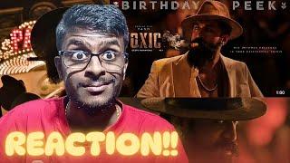 Toxic: Birthday Peek| REACTION!! | Rocking Star Yash | Geetu Mohandas | KVN Productions