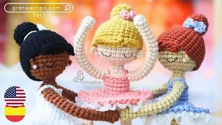 Amigurumi Ballerina Crochet Tutorial - Part One | Gretawings