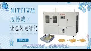 High speed tray former Mittiway factory wholesale box folding tray forming machine