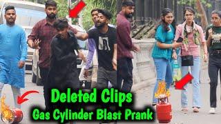 Gas Cylinder Blast Prank Deleted Clips or Unseen Parts 