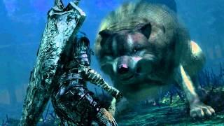 Dark Souls: Sif, The Great Grey Wolf + Remembrance Cutscene