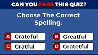 Spelling Quiz - CAN YOU SCORE 20/20? | Part #34