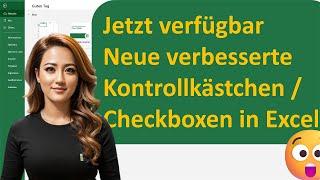 Jetzt NEU in Excel Verbesserte einfachere Checkboxen im Test