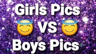 #sambhaviqueen #girlsvsboys Girls Pics VS Boys Pics(Who is best??)