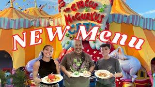 Circus McGurkus New Menu at  Universal Studios Islands of Adventure