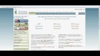 Aspira Continuing Education - Finding the Link to Your State Board's Website Video.avi