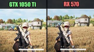 PUBG : New Erangel V2 | GTX 1050 Ti vs RX 570